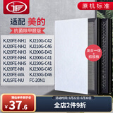 JF适配美的空气净化器过滤网滤芯 KJ20FE-NH1/2/3/4/5/NN/WA