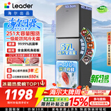 海尔出品统帅悦享系列251L三门小户型家用电冰箱变频净味一级能效风冷无霜LC3-258WS9以旧换新国家补贴