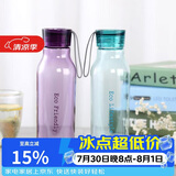 乐扣乐扣（LOCK&LOCK）ECO户外运动水杯户外便携塑料水壶男女杯子两件套（550ml*2） 
