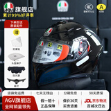 AGV K5S摩托车双镜片头盔机车跑盔男女骑行全盔四季通用安全帽3C BLACK XL（适合60-63头围）