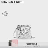 CHARLES&KEITH迷你菱格链条流浪包单肩包双肩包包女包生日七夕礼物CK2-60782390