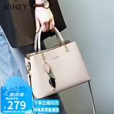 viney牛皮包包女包斜挎妈妈包大容量单肩手提包生日礼物高端送女友母亲