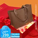 viney牛皮包包女包大容量托特包单肩包手提包生日七夕情人节礼物送女友