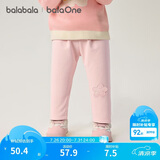 巴拉巴拉balaOne宝宝打底裤加绒保暖长裤冬女童男童裤子2025209425108201