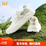 361°运动鞋女冬季网纱透气复古情侣厚底休闲老爹鞋子女682426776-1
