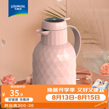 乐唯诗（LOVWISH）保温壶温显家用保温壶大容量玻璃智能温度显示开热水暖水瓶小暖壶 钻纹保温壶【温显款】樱花粉1L