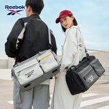 Reebok锐步干湿分离健身运动包男女大容量短途旅行包通勤出差手提行李包 灰色-独立鞋仓/干湿分离/大容量21L