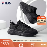 FILA【男女同款】斐乐情侣跑步鞋复古老爹鞋火星鞋潮流时尚舒适老爹鞋 男-黑-BK 41