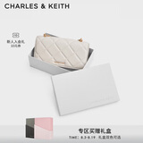 CHARLES&KEITH质感菱格链条小方包钱包斜挎包包女包七夕礼物送女友CK6-10680924