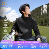 361°外套男秋冬季三防加绒保暖运动休闲夹克风衣652544605D-3
