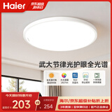 海尔（Haier）照明led吸顶灯卧室阳台灯全光谱护眼吸顶灯【包安装】