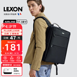 乐上（LEXON）商务双肩包男15.6/17.3英寸笔记本电脑包休闲差旅背包防泼水书包