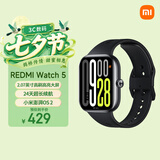 小米（MI）REDMI Watch 5 典雅黑心率血氧监测 蓝牙通话红米手表5 24天超长续航智能手表男女