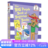 苏斯博士英语启蒙认知 The Big Purple Book Of Beginner Books 紫色大书 英文原版精装入门绘本故事选集6合1 七色系列 绿山墙 Big Purple Bk Of Be