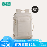 BAGSMART双肩包随行仓背包男士旅行出差通勤商务大容量多功能电脑包书包女 岩石白（扩容版 38L）