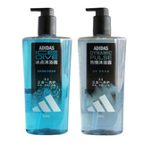 阿迪达斯（adidas）Adidas阿迪达斯男士三合一沐浴600ml大瓶装洗发洁面沐浴清爽留香 三合一冰点600ml+热情600ml