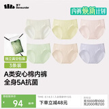 蕉下内裤女士棉质内裤纯棉底档100%棉无痕抗菌抑菌底档 A类棉 CT049