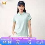 361°t恤女夏季新款运动polo衫速干休闲跑步健身短袖上衣662624111H-3