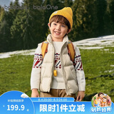 巴拉巴拉童装儿童羽绒马甲2025新款冬装男女童亲子装保暖外套羽绒服简约潮