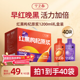 宁之春红黑枸杞原浆1.2L礼品盒宁夏中宁头茬枸杞滋补养生送长辈实用礼