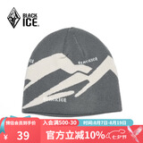 黑冰（BLACKICE）秋冬户外男女跑步运动针织帽保暖毛线帽冬季帽子Z2141-远山-灰
