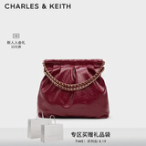 CHARLES&KEITH子母链条大容量流浪包单肩包包女包七夕礼物送女友CK2-40671449