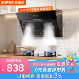 苏泊尔（SUPOR）抽油烟机燃气灶家用侧吸经典按键DJ07S+DB07S天然气[套装商品]