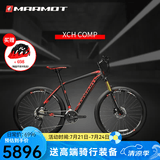 土拨鼠（Marmot）铝合金山地车超轻油碟减震变速成人自行车 黑红黑下单备注身高 11速 165-175勿拍