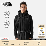 北面（The North Face）防风软壳男户外运动舒适防泼溅休闲衬衫外套|89TK 4H0/黑色-24秋冬 L/175