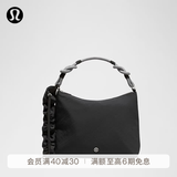 lululemon丨Convertible 女士多功能褶饰斜挎包 LW9FP9S 黑/沥青灰 O/S