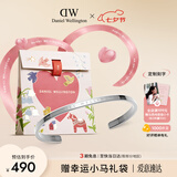 丹尼尔惠灵顿（DanielWellington）dw手镯女 经典星光银手镯小号情侣款DW004生日礼物送女生