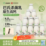 西湖牌低温鲜牛奶260ml*11巴氏杀菌高钙4.0蛋白纯牛奶乳品瓶装源头直发
