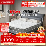 顾家家居（KUKA）梦想垫PLUS  2cm天然乳胶床垫席梦思软硬适中床垫 2.x2.2米