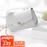 爱情海牛皮包包女包轻奢品牌链条单肩斜挎包女生日七夕情人节礼物送女友