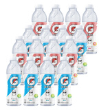 百事可乐佳得乐 GATORADE 补充电解质 运动饮料无糖青柠+红柚600ML*16瓶