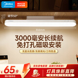 美的（Midea）LED台灯学习专用书桌磁吸灯酷毙灯宿舍床头吸附家用充电灯 7W