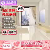 远晶800x800天鹅绒瓷砖58度超白胚客厅地砖卫生间厨房墙砖奶油风广东 58°超白胚-亮光-奶白 800x800