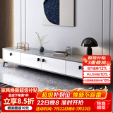 米客米家（MIKEMIJIA）电视柜现代简约小户型客厅落地储物柜轻奢电视机柜子茶几组合家具 店长推荐四柜门+灰色180CM 组装（自行安装）