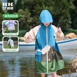 Kocotreekk树儿童雨衣带书包位男女童宝宝雨披小学生上学专用