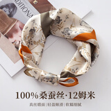 上海故事真丝小方巾【升级加密30%】丝巾100%桑蚕围巾礼盒妈妈礼物生日