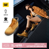 卡特（CAT）经典大黄靴马丁靴男女鞋升级版防泼水鞋面夏季户外登山工装靴 女款 P312082N1EDC25 38