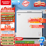 澳柯玛（AUCMA）208升单温冷柜家用减霜冰柜冷藏柜冷冻柜小型冷柜卧式顶开冰箱一级能效 BC/BD-208HNEV 以旧换新