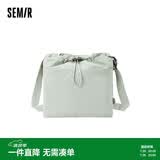 森马（Semir）托特包日系抽绳水桶包大容量单肩斜挎包女105125153001