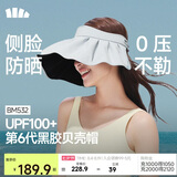 蕉下（beneunder）遮阳帽子女黑胶防晒帽大檐户外防紫外线百搭空顶帽太阳帽BM532