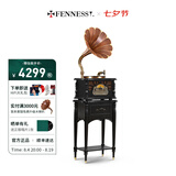 梵尼诗欧式复古25X留声机黑胶唱片机客厅音响老式电唱机蓝牙音箱 HIFI升级版-黑色（木喇叭）
