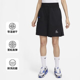 耐克女运动短裤7英寸 夏季针织毛圈  吸汗爽肤 DV8037-010 黑 S