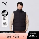 彪马PUMA 加厚隔冷保暖80绒马甲背心羽绒服男女新款冬季 684534
