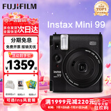 富士（FUJIFILM）拍立得instax mini99 mini90一次成像相机 即拍即得相纸 生日礼物 送礼奖品 【刮刮乐抽相纸】 mini99 黑色【出片王者】 官方标配+40张相纸
