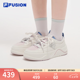 FILAFUSION 斐乐潮牌女鞋【章昊同款】帆布鞋女运动鞋滑板鞋 奶白/寂静粉-GH 37.5