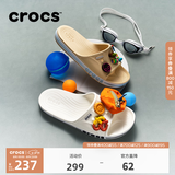 CROCS卡骆驰贝雅卡骆班凉拖男鞋女鞋户外拖鞋沙滩鞋|205392 白/深蓝-126 43 (270mm)